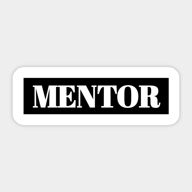 Mentor Sticker by Menu.D